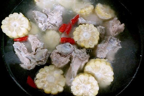 甜辣玉米排骨的做法图解8