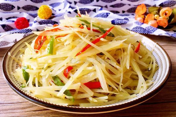 青红椒炒土豆丝的做法图解10