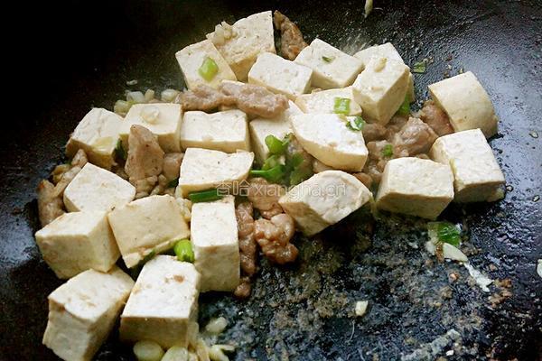 肉炒豆腐的做法图解8