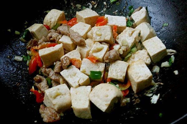肉炒豆腐的做法图解9