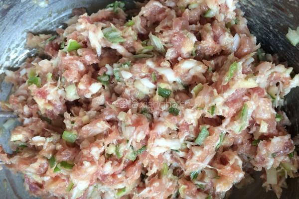 酸菜肉包子的做法图解4