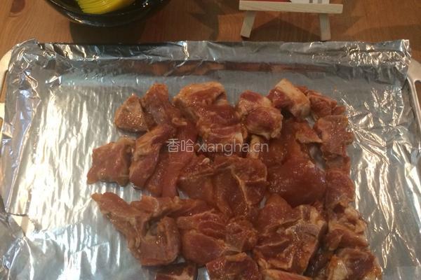 烤箱烤排骨的做法图解3