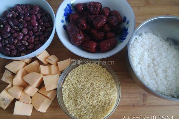 红豆米饭的做法图解1