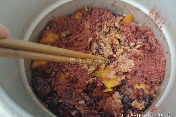 红豆米饭的做法图解3