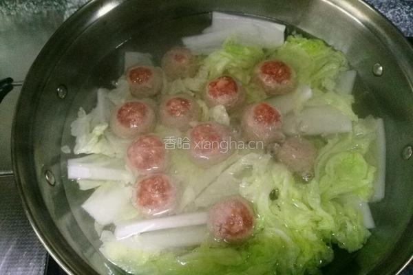 豆腐肉丸汤的做法图解5