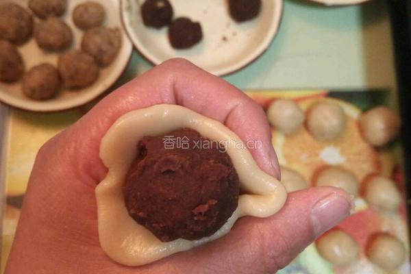 自制月饼 红豆沙馅 绿豆沙馅 凤梨馅 五仁馅的做法图解7
