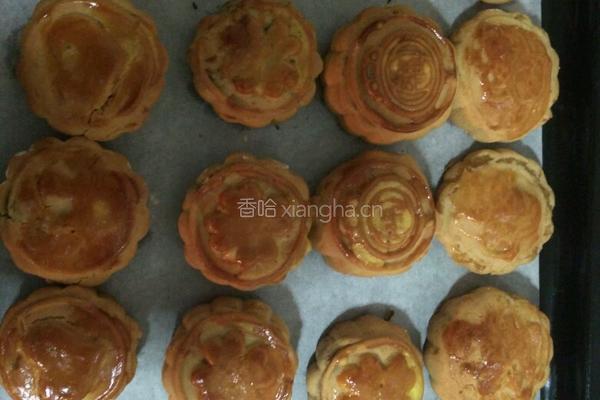 自制月饼 红豆沙馅 绿豆沙馅 凤梨馅 五仁馅的做法图解10