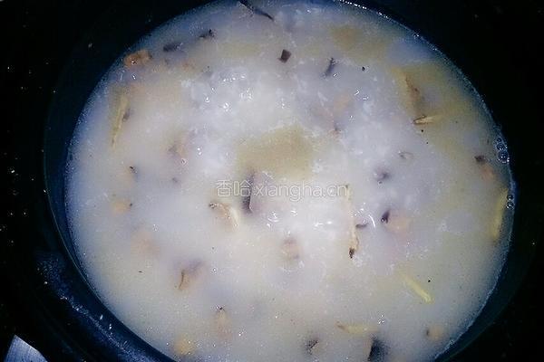 香菇鲍鱼粥的做法图解14