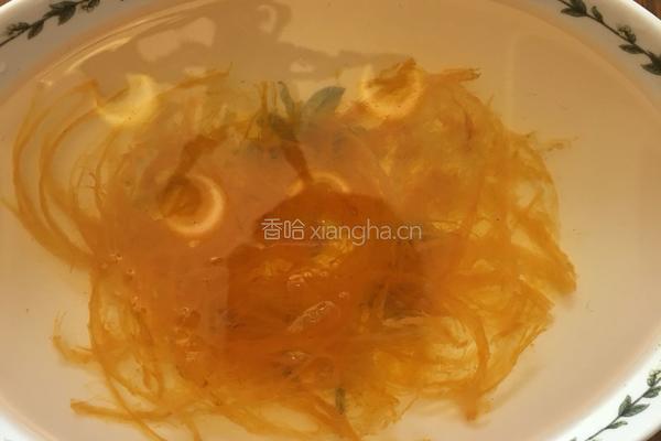 燕窝木瓜炖牛奶的做法图解4