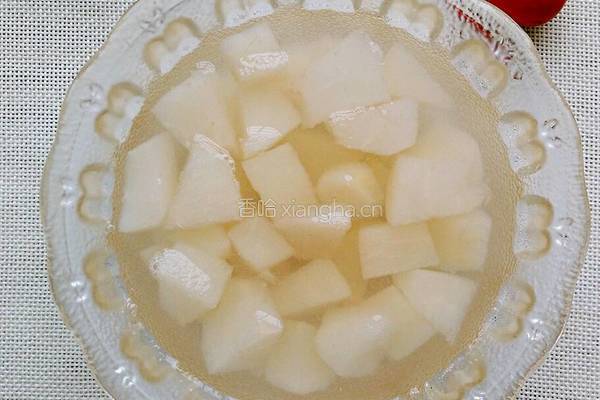 蜂蜜炖梨的做法图解4