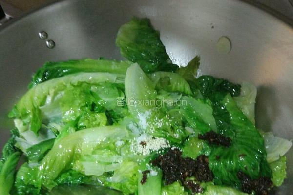 炒生菜的做法图解4