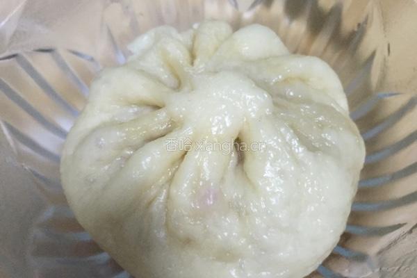 萝卜丝粉丝虾皮包子的做法图解6