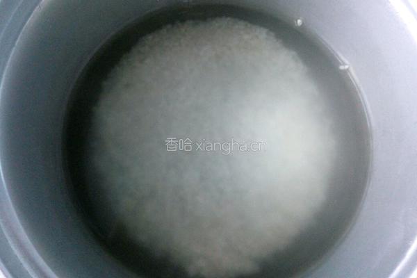 豌豆糯米饭的做法图解2