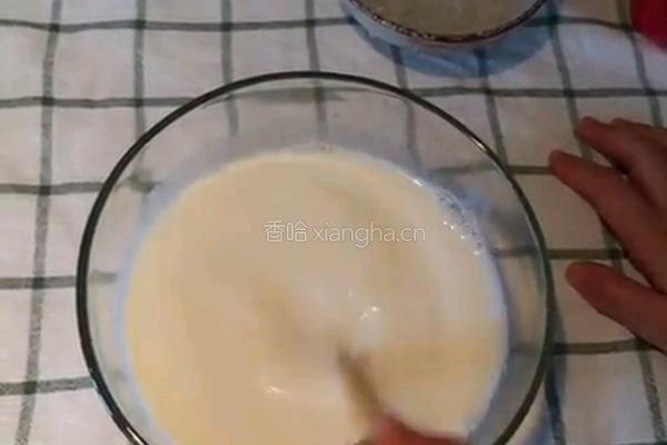 蜜豆双皮奶的做法图解4