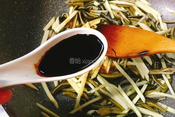 茭白炒鳝丝的做法图解12