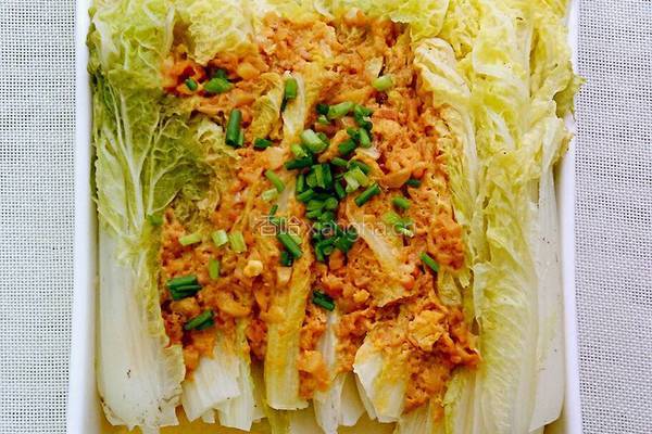 咸蛋黄娃娃菜的做法图解6