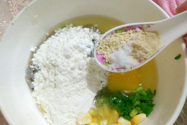 煎虾饼的做法图解6