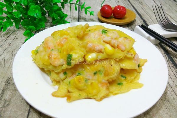 煎虾饼的做法图解9