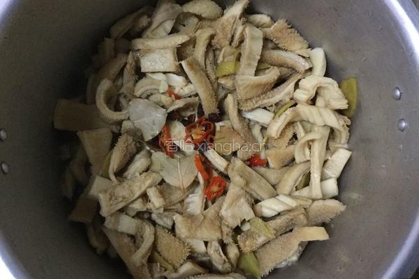 卤牛肚的做法图解9
