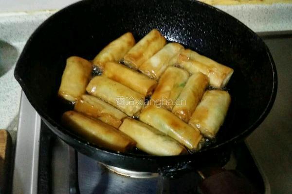 三丝春卷的做法图解7