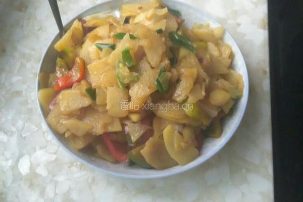 辣椒炒土豆片