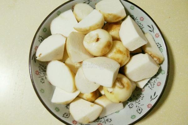 番茄酱裹竽头的做法图解1