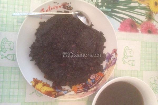 芝麻紅豆馅的做法图解4