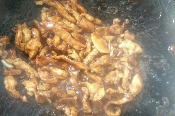 京酱鸡丝的做法图解6