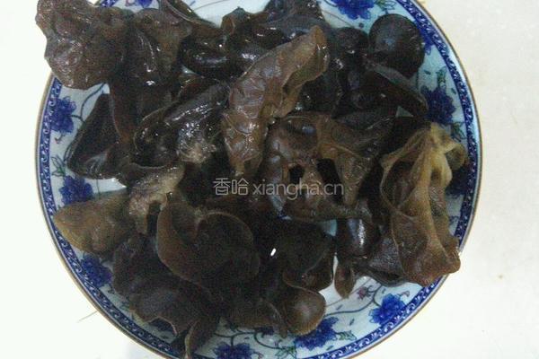 大葱炒木耳的做法图解1