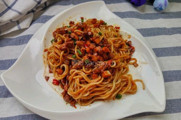 炸酱铺盖面的做法图解8