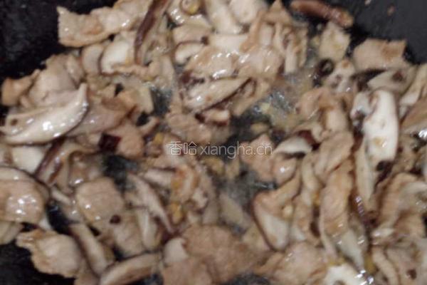 香菇肉片的做法图解5
