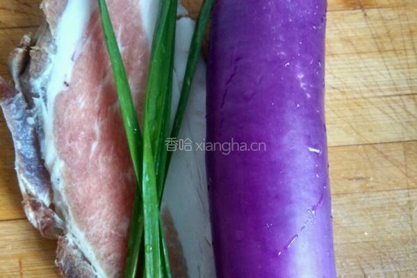 肉憋茄的做法图解1