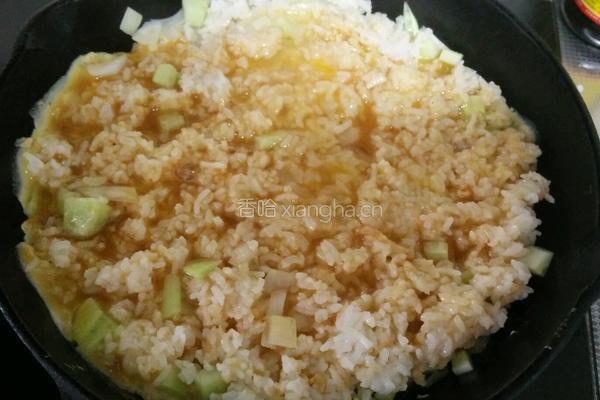 鸡蛋焗饭的做法图解6