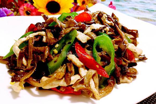 榛蘑肉丝的做法图解9