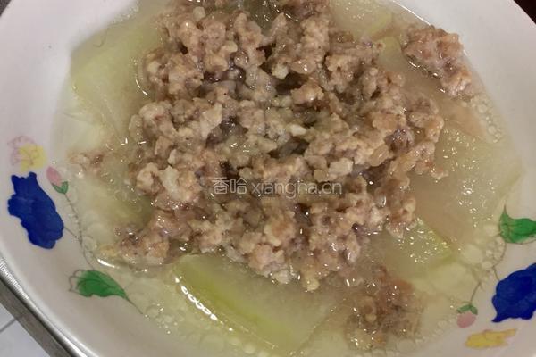 冬瓜蒸肉饼的做法图解5
