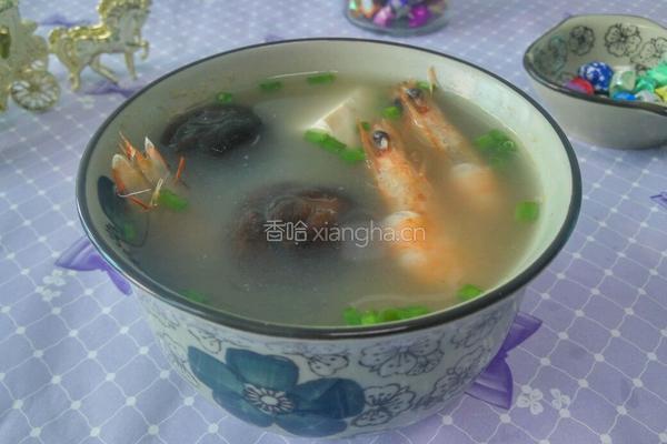 香菇海虾豆腐汤的做法图解6