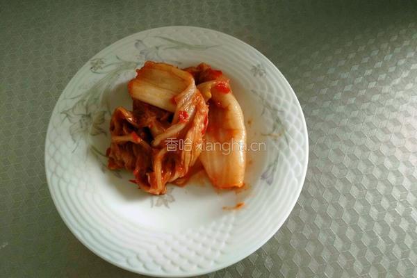 辣白菜寿司的做法图解2