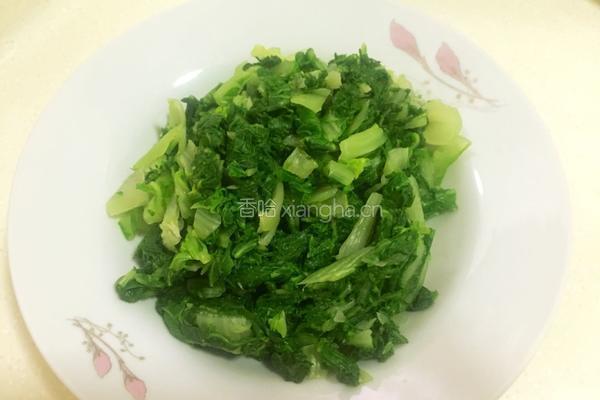 划小白菜的做法图解1