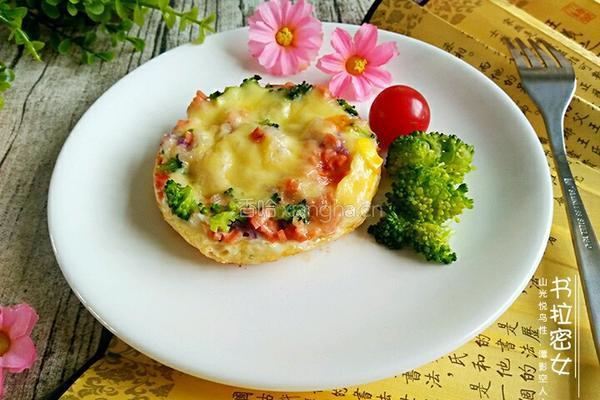 煎蛋火腿披萨的做法图解14