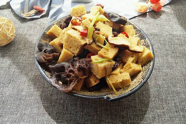 烤麸香菇黑木耳的做法图解9