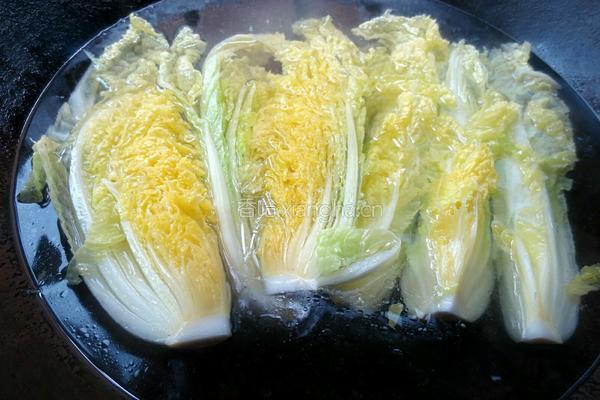 油淋娃娃菜的做法图解3