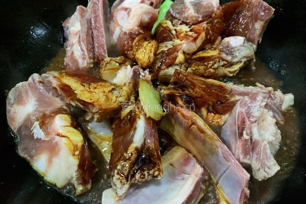排骨炖豆角的做法图解2