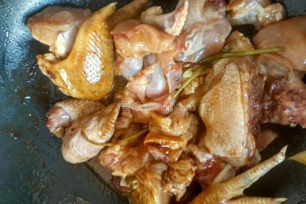 红烧土鸡的做法图解4