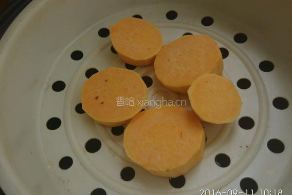 奶香地瓜西米露的做法图解4