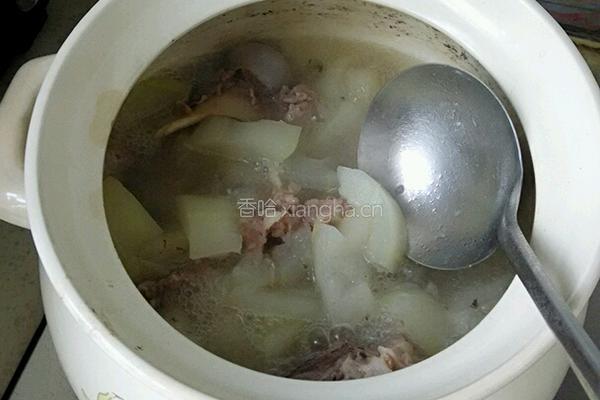冬瓜烧排骨的做法图解4