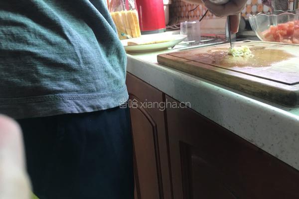 番茄奶酪土司的做法图解2