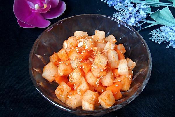 白萝卜泡菜的做法图解8