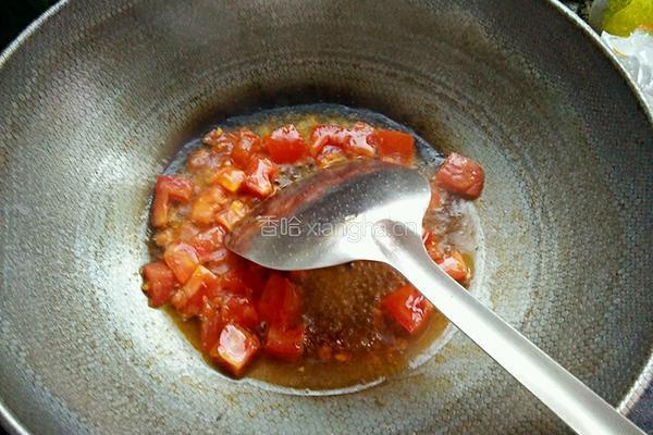蛋包馒头炒饭的做法图解4