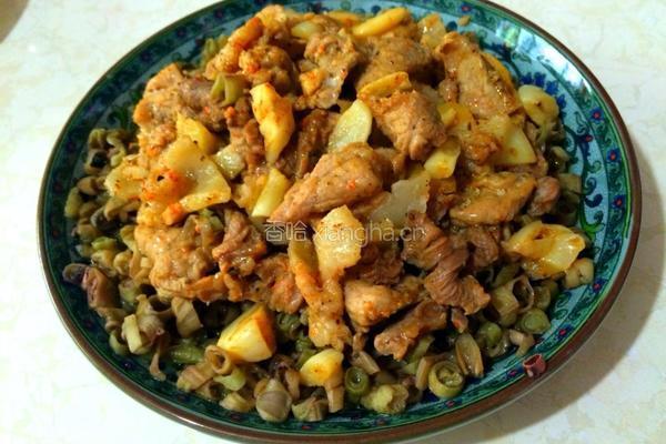干豆角蒸肉的做法图解9