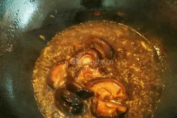 油菜香菇的做法图解8